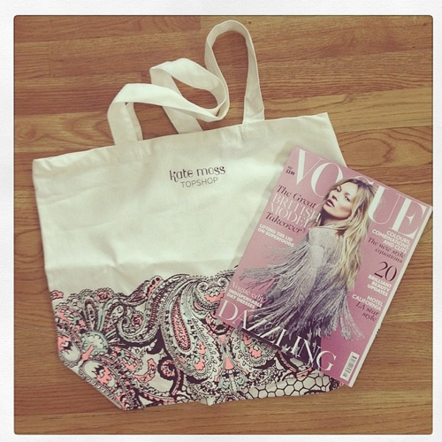 Tote Bag From Nordstrom For Kate Moss Topshop